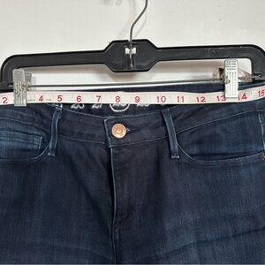 Earnest Sewn Women's Deep Indigo Low-rise Skinny Jeans